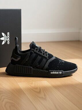 Adidas Women's NMD R1 BOOST Sneakers Size 6.5 Core Black